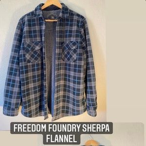 Freedom foundry Sherpa flannel
